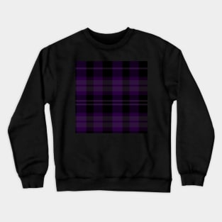 Gothic Aesthetic Evander 2 Hand Drawn Textured Plaid Pattern Crewneck Sweatshirt